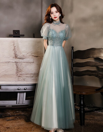 Banquet evening dress for women 2021 new