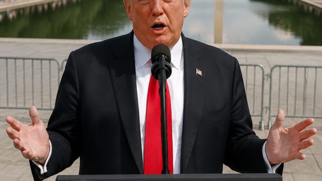 Trump Addresses Controversy Surrounding Reflecting Pool Vandalism | hiper slot, soccer vista predict
