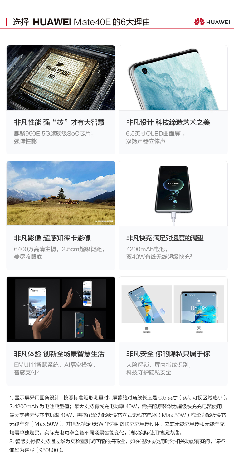 Huawei HUAWEI Mate 40E(图1)